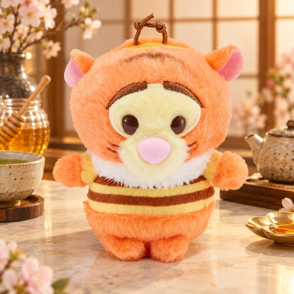 Tigger as Bee Urupocha-Chan Plush – Mini 4 1/4" – Disney Store Japan